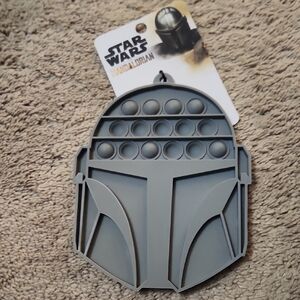 Star Wars Mandalorian Gray Silicone Trivet